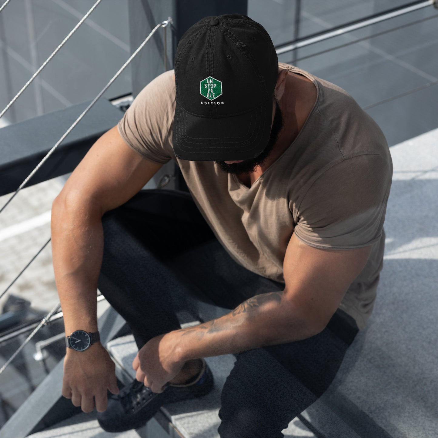 Unstoppable Edition/ Distressed Dad Hat