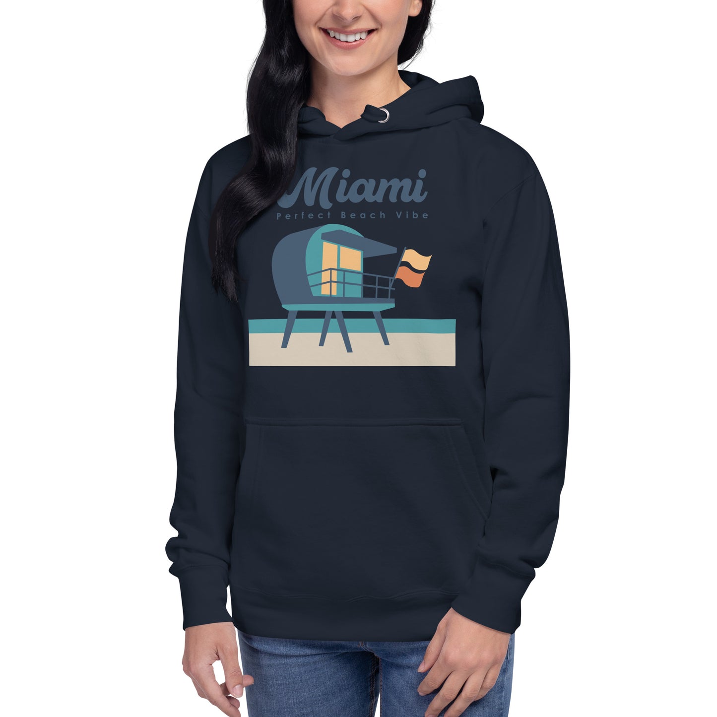 MIAMI BEACH VIBE / City Edition / Unisex Hoodie