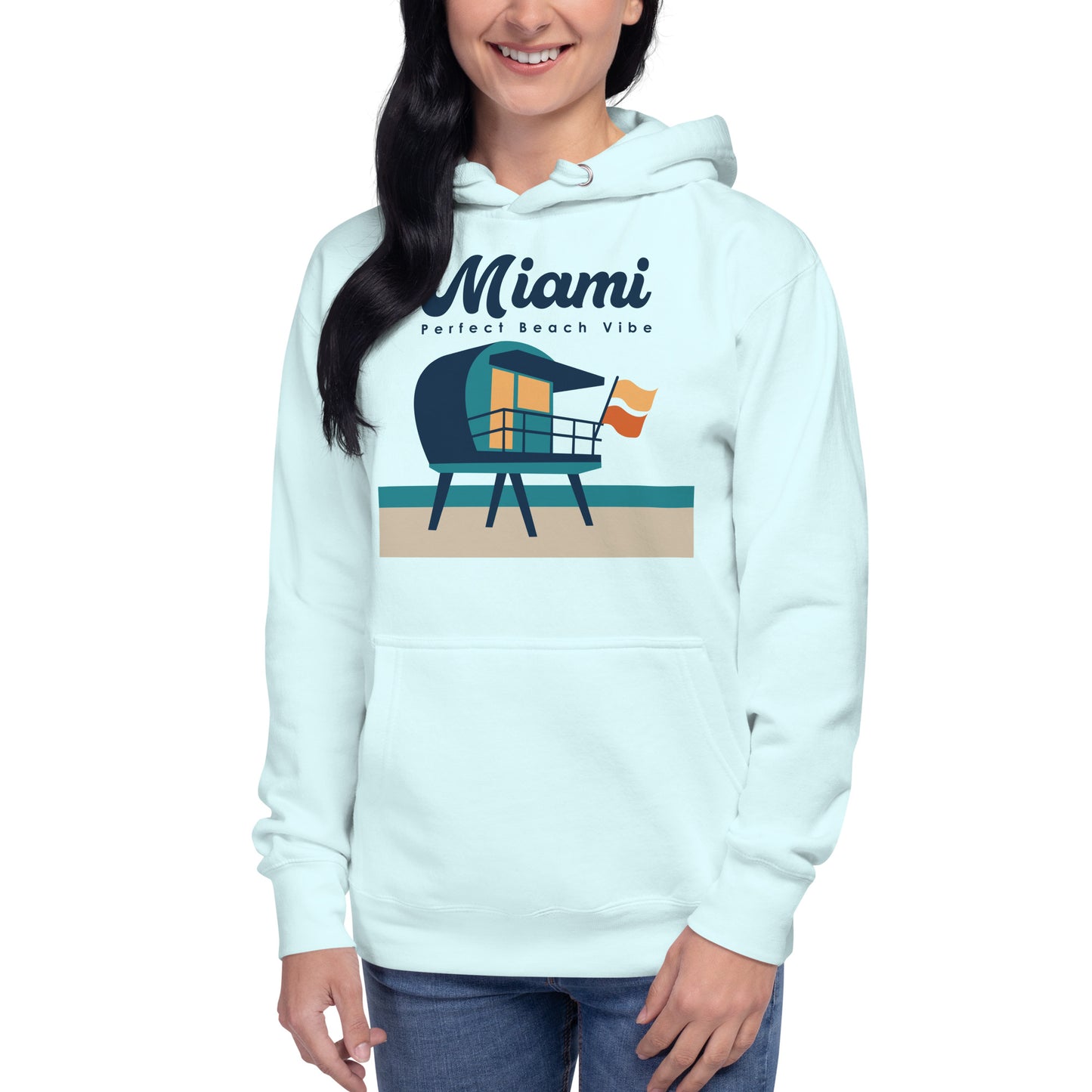MIAMI BEACH VIBE / City Edition / Unisex Hoodie