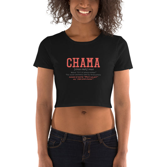 CHAMA Expressions Women's Crop Tee - Stylish & Comfortable