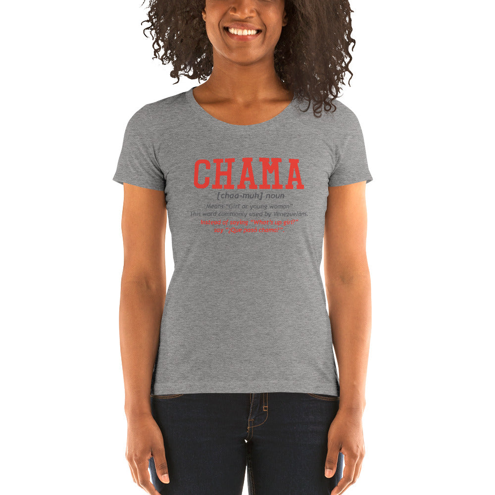 CHAMA / Expressions / Ladies' short sleeve t-shirt / Franela