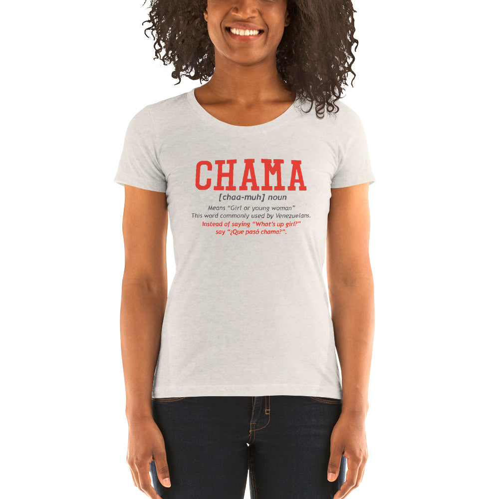 CHAMA / Expressions / Ladies' short sleeve t-shirt / Franela