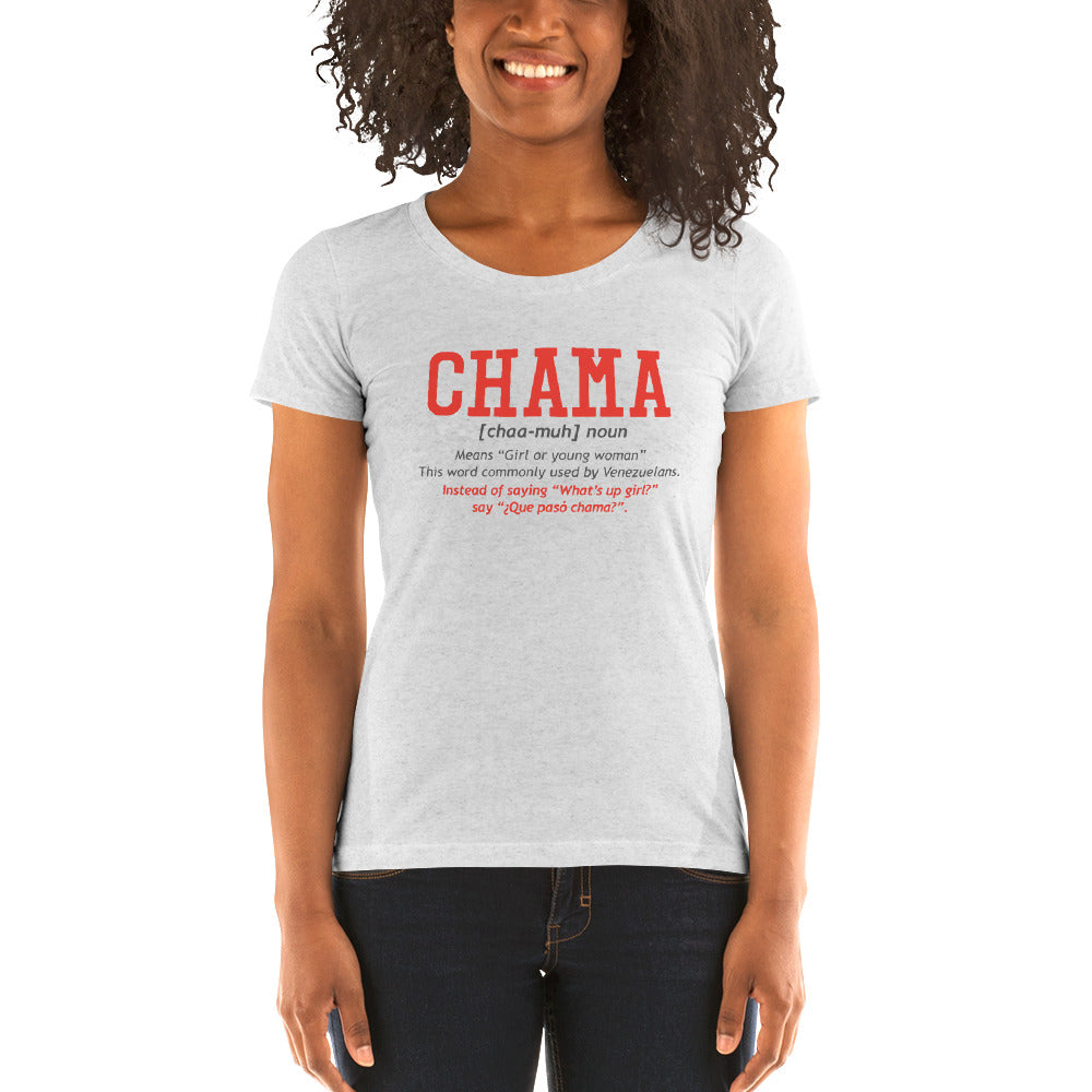 CHAMA / Expressions / Ladies' short sleeve t-shirt / Franela