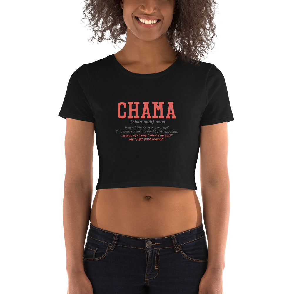 CHAMA Expressions crop tee