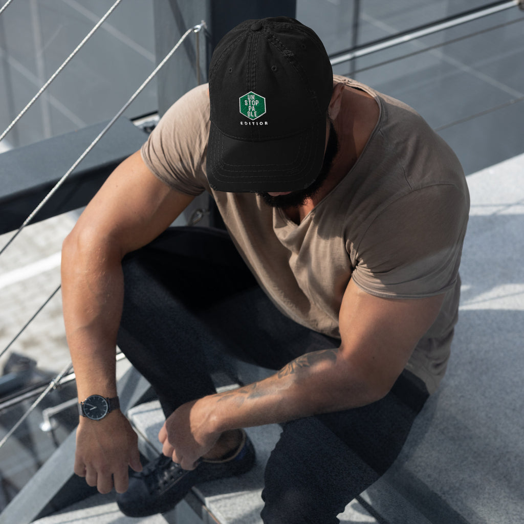 Unstoppable Edition Distressed Dad Hat - TrendSetter