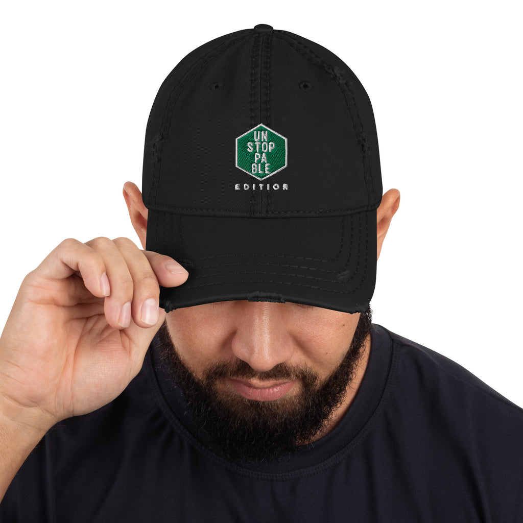 Unstoppable Edition Distressed Dad Hat - TrendSetter