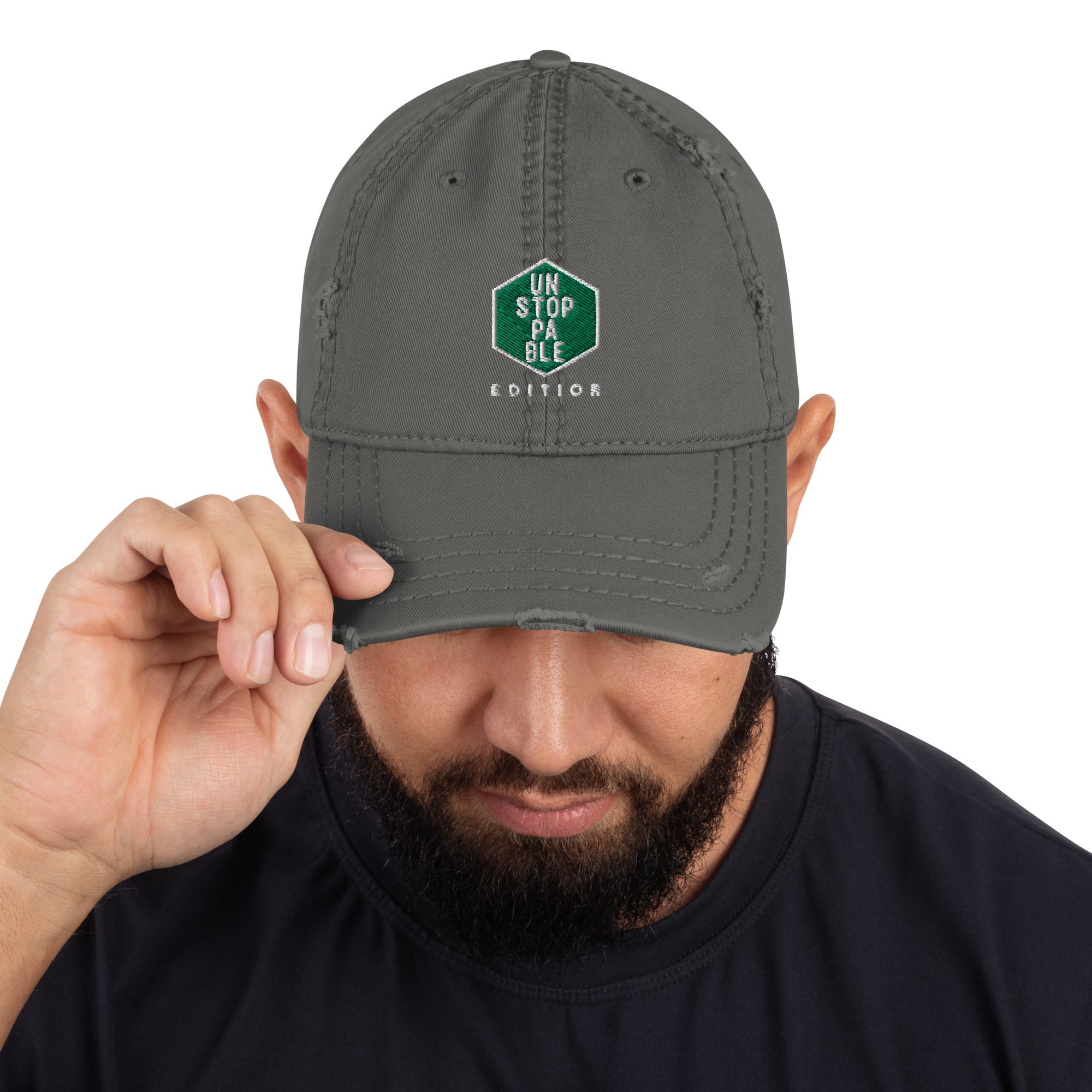 Unstoppable Edition Distressed Dad Hat - TrendSetter