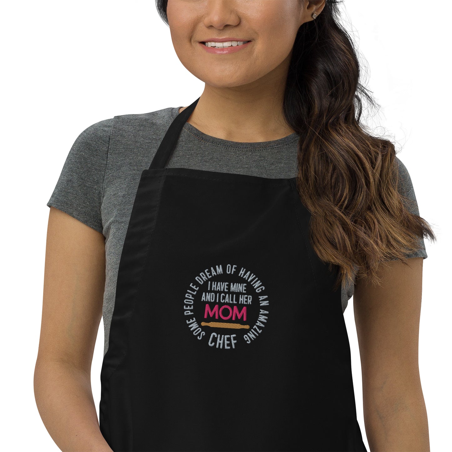 Amazing Chef MOM / Embroidered Apron – Sasasco