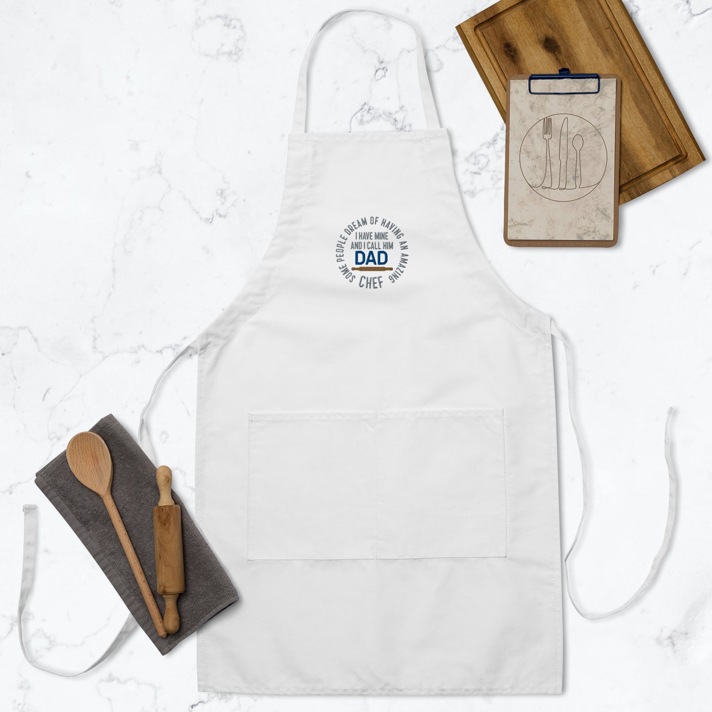 Amazing Chef DAD / Embroidered Apron