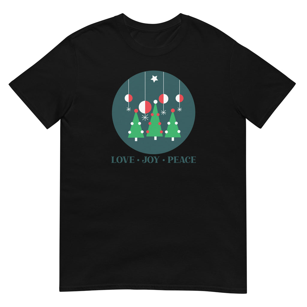 Christmas Love, Joy, Peace T-shirt - Unisex | Holiday Apparel - Trendify