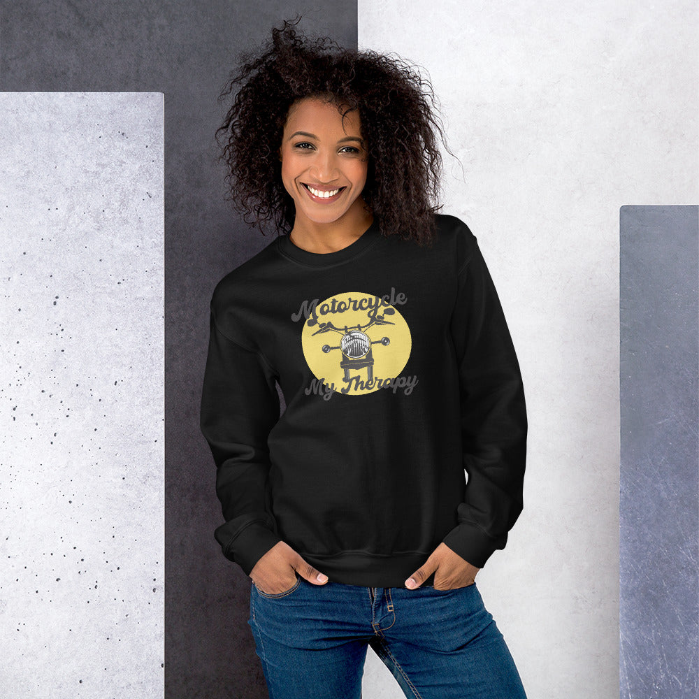 Motorcycle My Therapy Unisex Sweatshirt - MotoGear