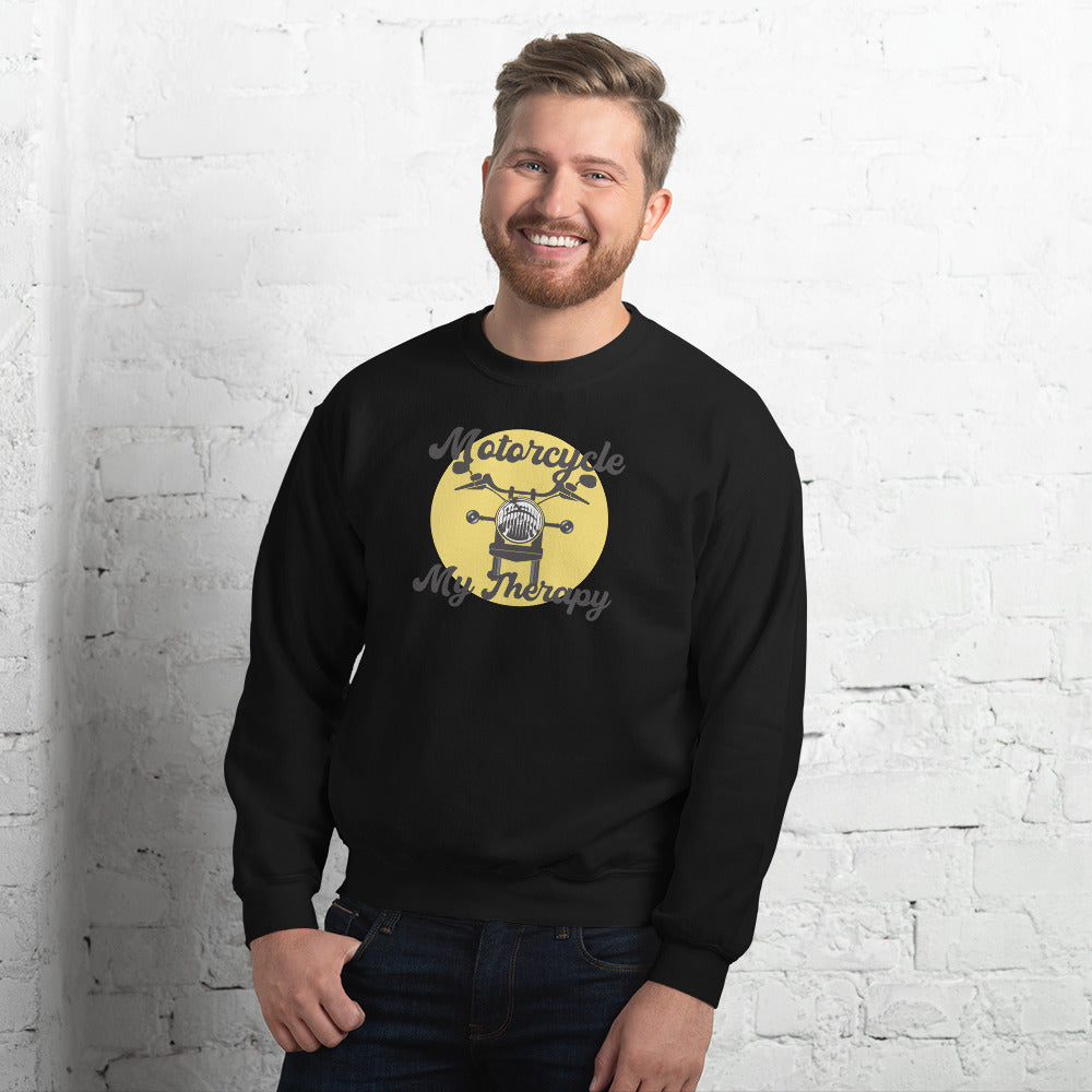 Motorcycle My Therapy Unisex Sweatshirt - MotoGear