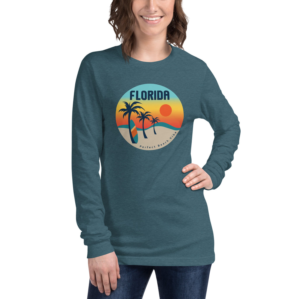 Florida City Edition Unisex Long Sleeve T-shirt | Stylish & Comfortable - Sasasco
