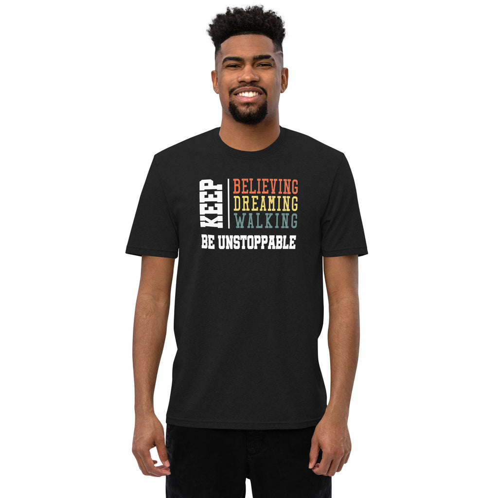 Be Unstoppable T-shirt | Sustainable Unisex Apparel | Sasasaco