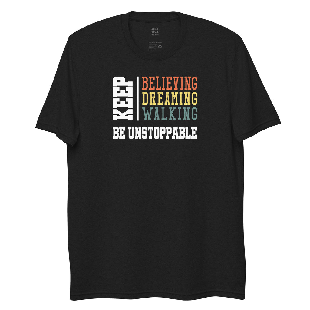 Be Unstoppable T-shirt | Sustainable Unisex Apparel | Sasasaco