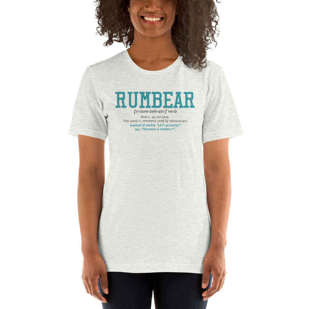 RUMBEAR Expressions Unisex t-shirt Franela - Funny Latino T-Shirts