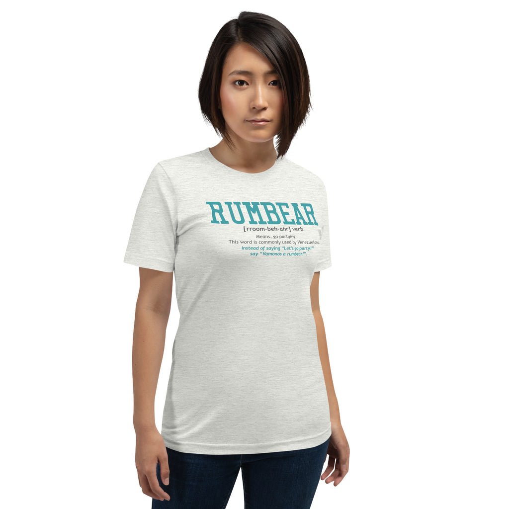 RUMBEAR Expressions Unisex t-shirt Franela - Funny Latino T-Shirts