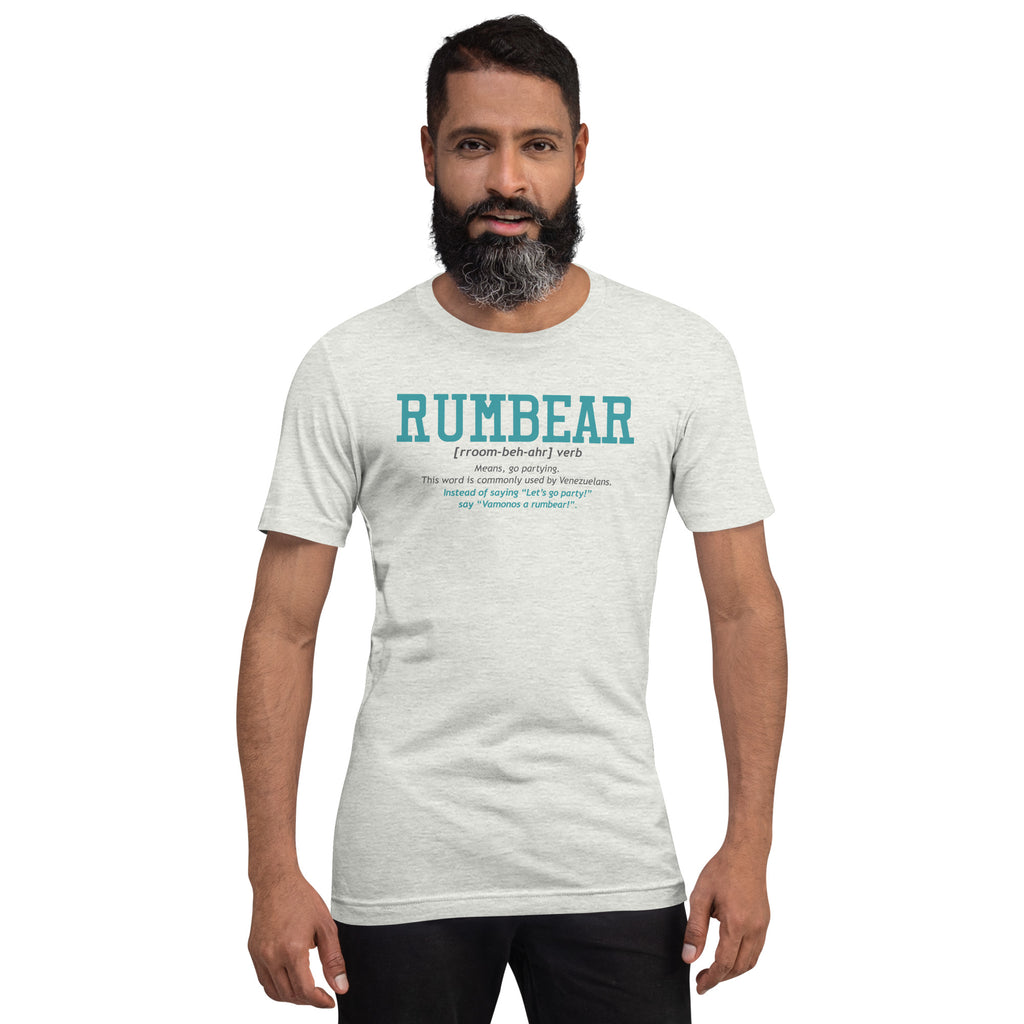 RUMBEAR Expressions Unisex t-shirt Franela - Funny Latino T-Shirts