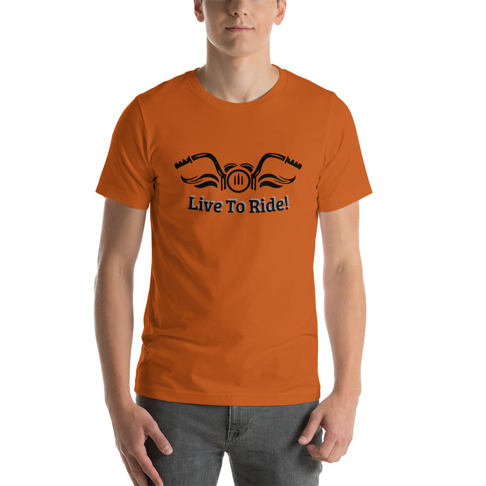 Live To Ride Unisex T-shirt - Stylish & Comfortable | Sasasco