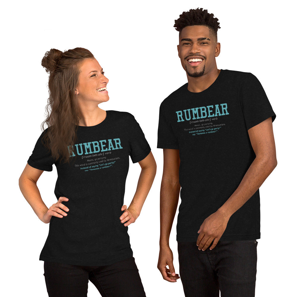 RUMBEAR Expressions Unisex t-shirt Franela - Funny Latino T-Shirts
